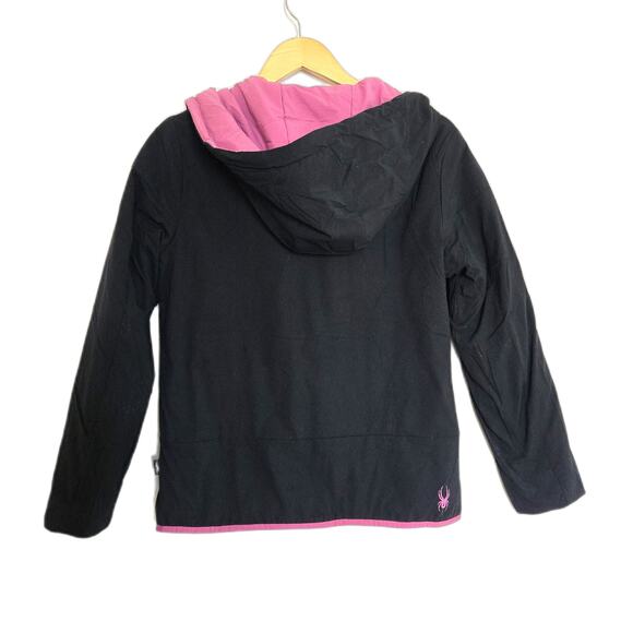 Spyder Thermal Insulated Performance Winter Jacket - Black & Pink - Size M - Picture 2 of 7